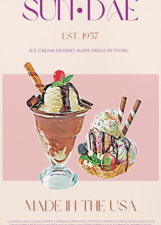 Delicious Sundaes | Poster