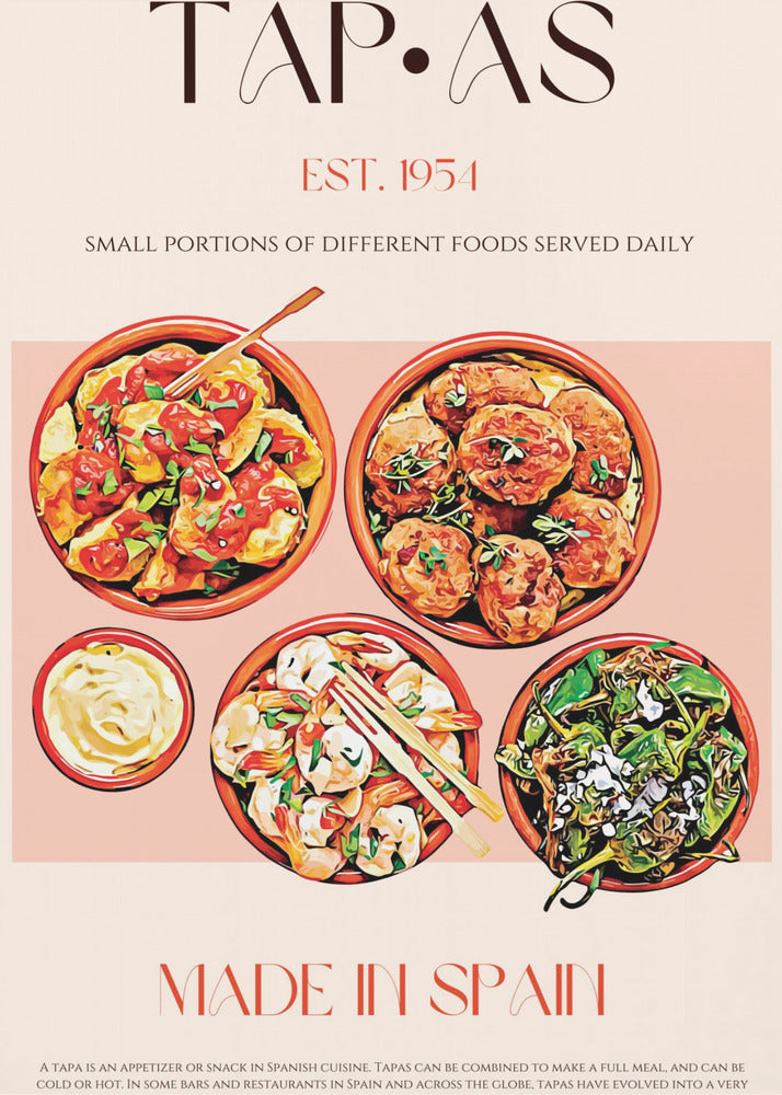 Flavorful Spanish Bites | Poster