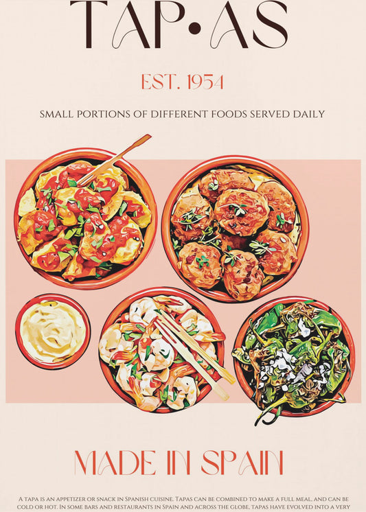 Flavorful Spanish Bites | Poster