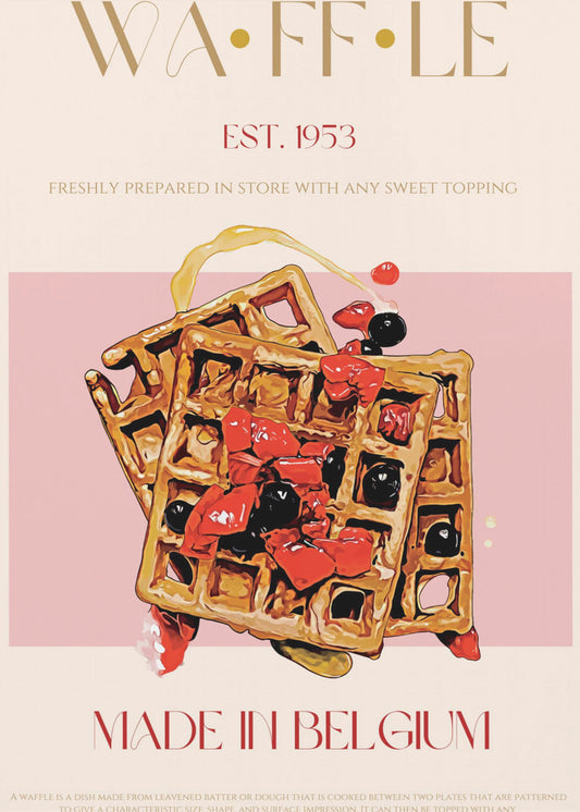 Waffle Print | Poster