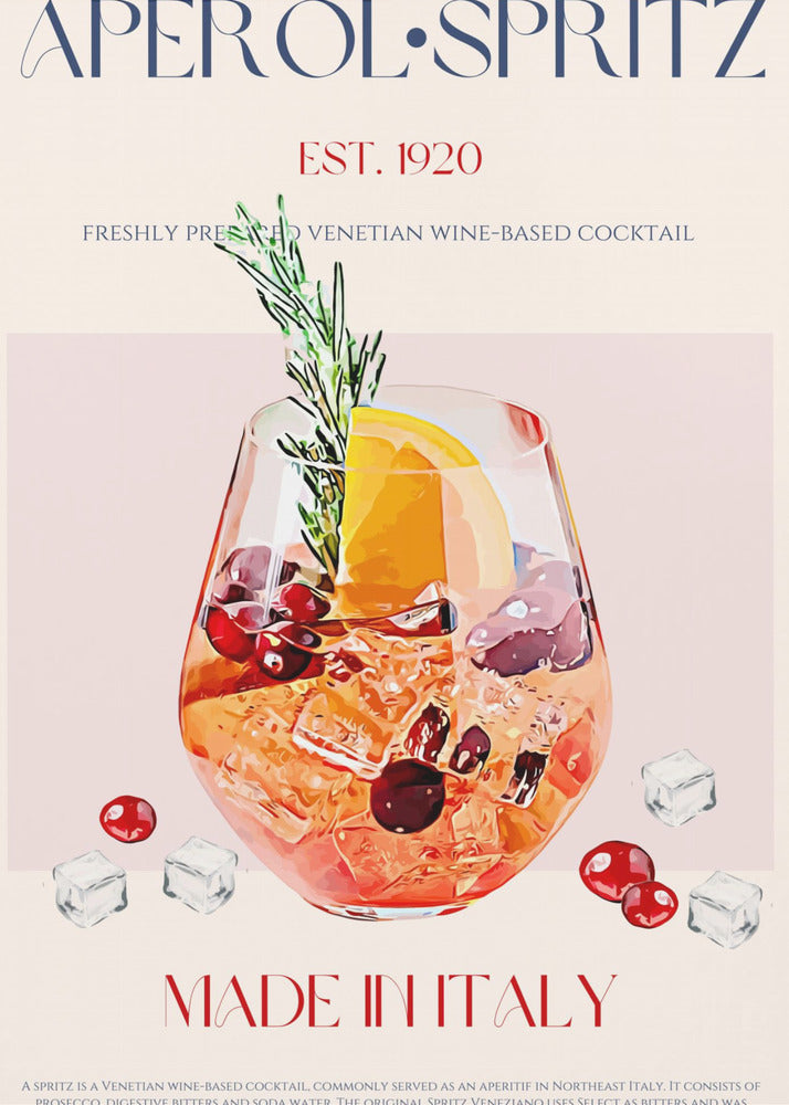 Aperol Spritz Cocktail | Poster