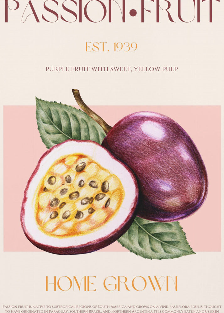 Vibrant Passionfruit | Canvas