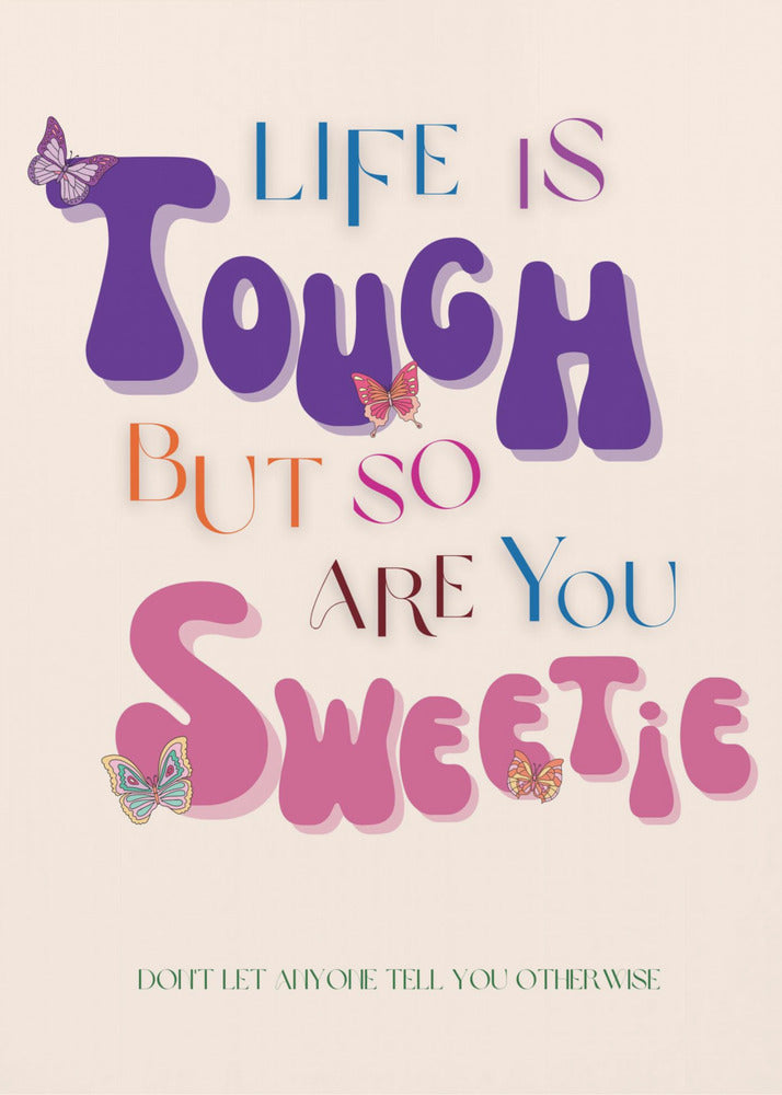 Colorful Typographic Art | Canvas