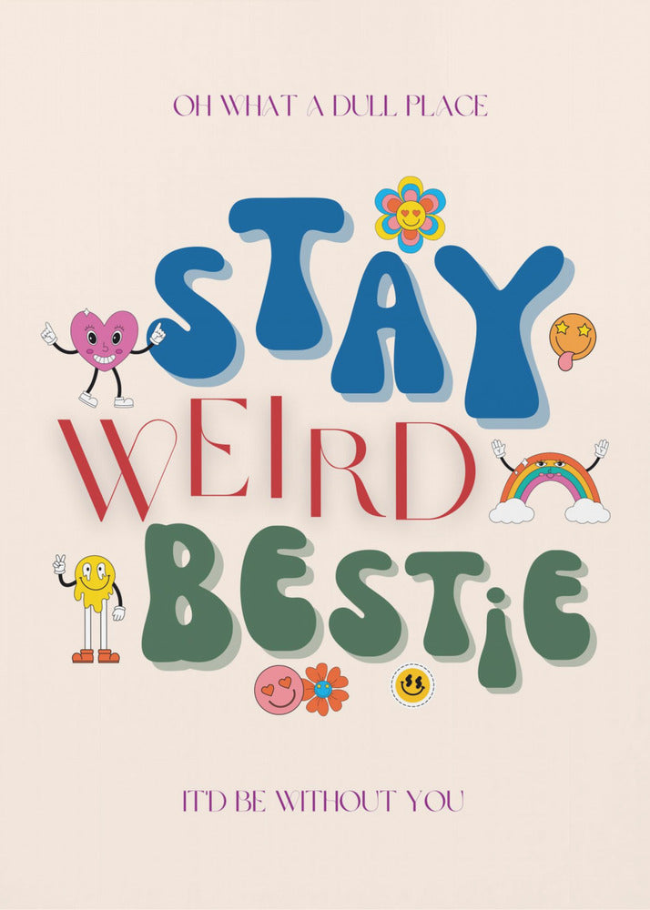 Vibrant Friendship Vibes | Canvas