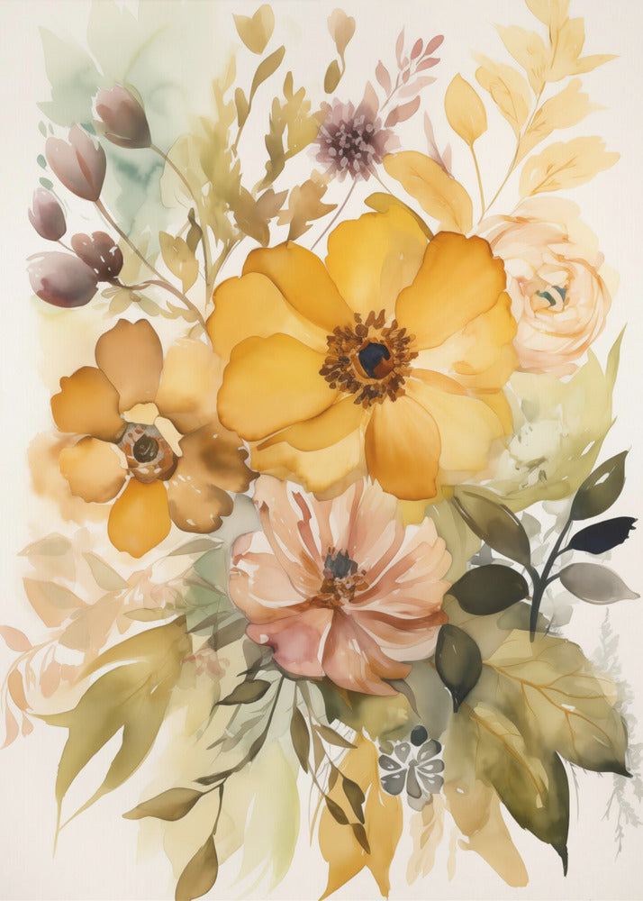 Summer Flowers No 5 | Canvas