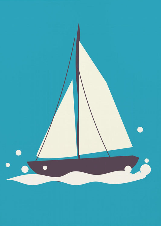Sailboat On The Sea | Canvas