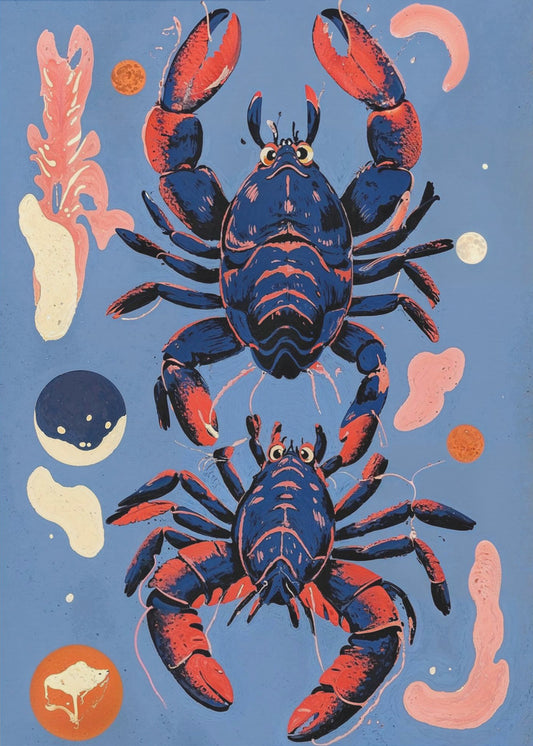 Cosmic Crustaceans | Canvas