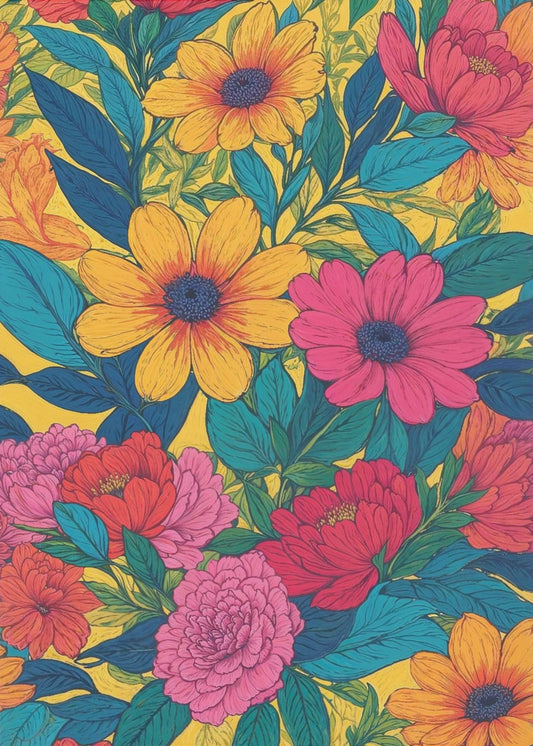 Vibrant Blooming | Canvas