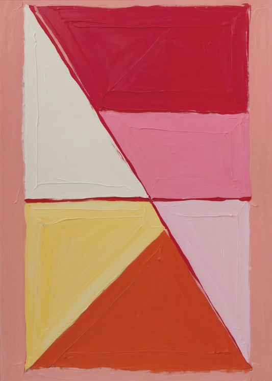 Geometric Warmth | Canvas