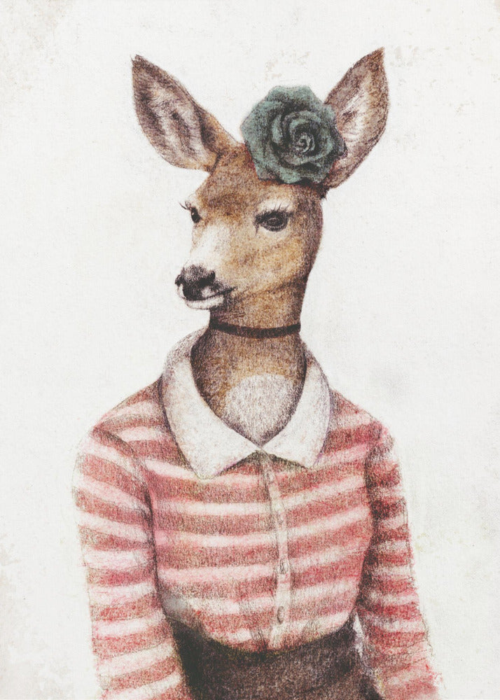 A Deer With A Human Body Shape | Poster