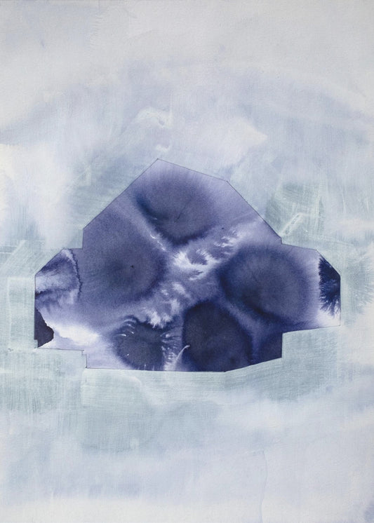 Enigmatic Indigo Haven | Canvas