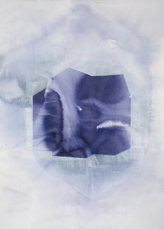 Mystic Indigo Shape | Canvas