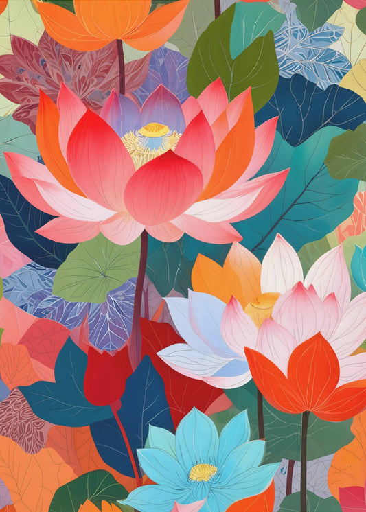 The Enchanted Lotus Garden | Poster