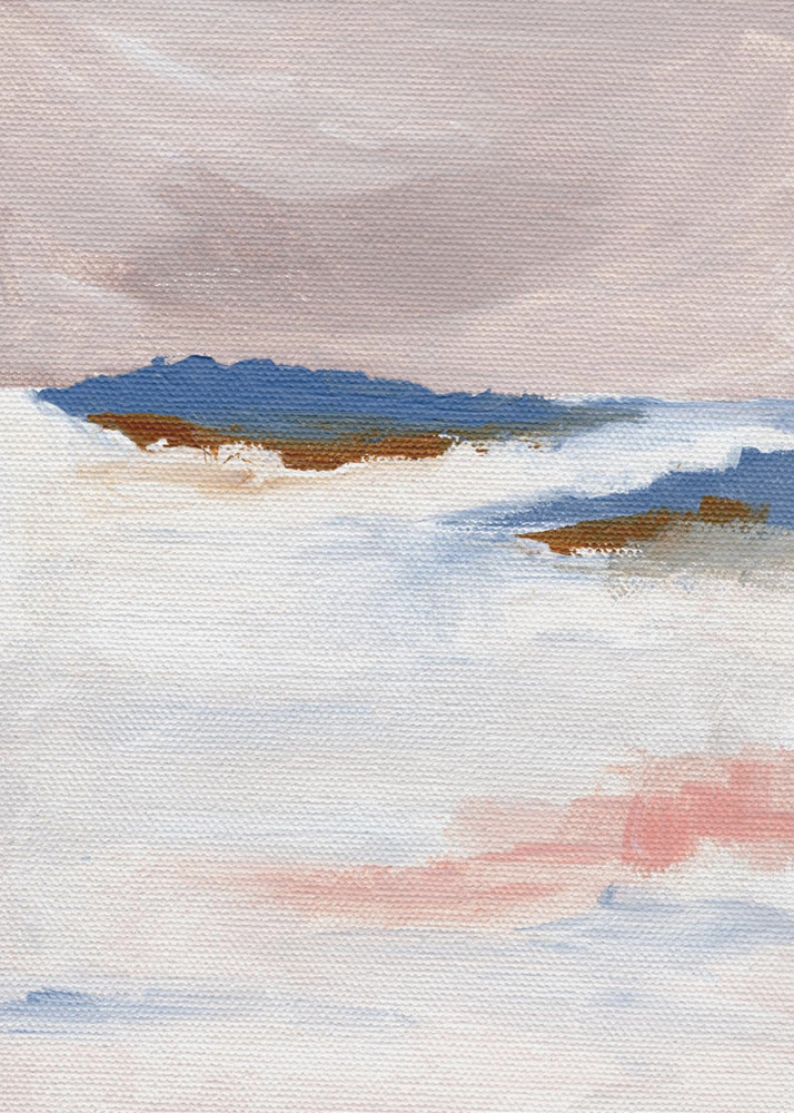 Soft Pastel Tones And Textured Brushstrokes | Canvas