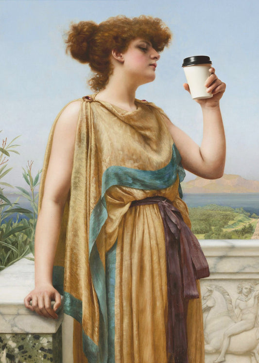 Ancient Brew Moment | Canvas