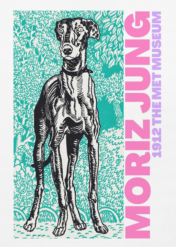 Regal Canine Gaze | Canvas