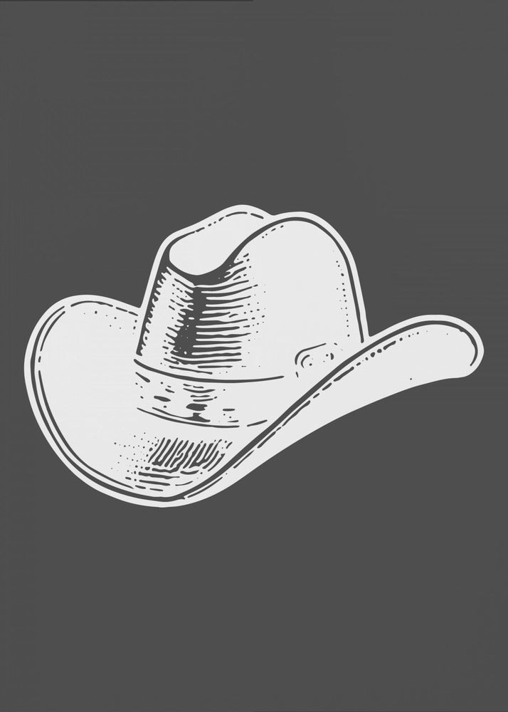 Black Cowboy Hat | Canvas