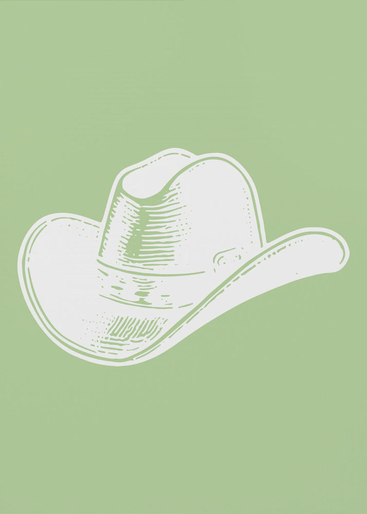 Sage Green Cowboy Hat | Canvas