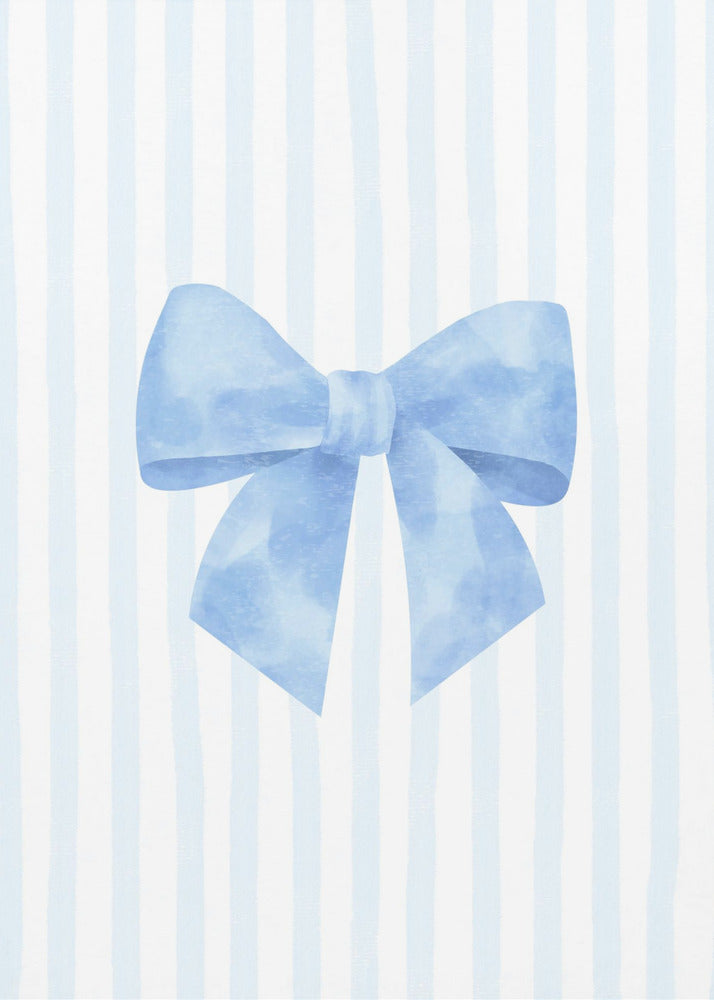 Blue Ribbon Elegance | Canvas