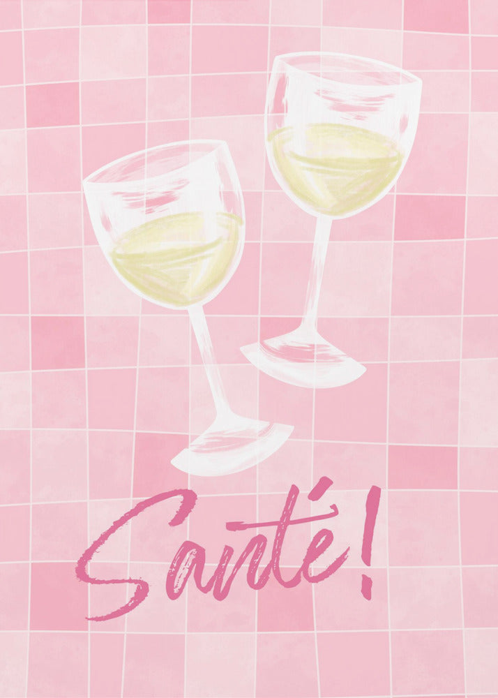 Cheers in Pink! | Canvas