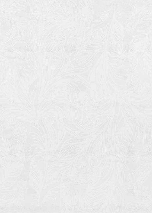 Elegant White Floral Pattern | Poster