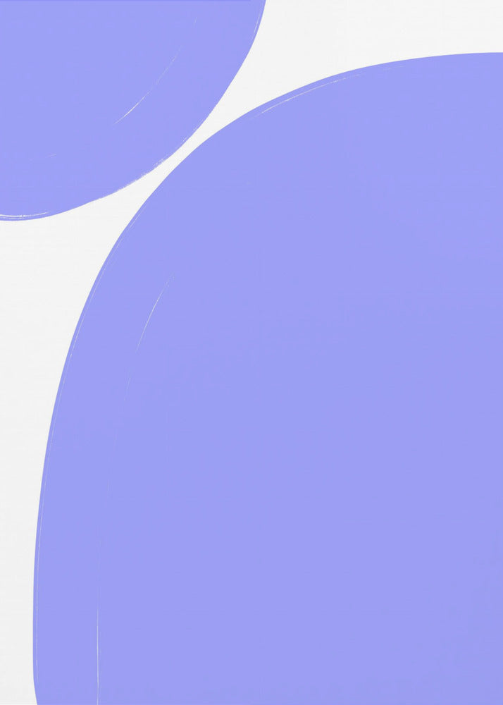 Soft Purple Curves | Canvas