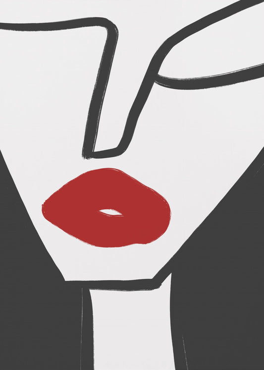 Bold Red Lips | Canvas