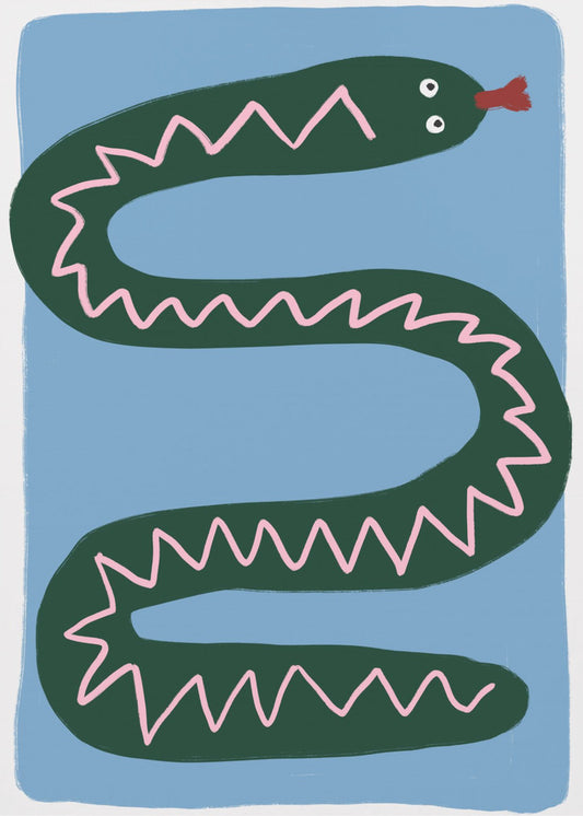 Wiggly Serpent Tale | Canvas