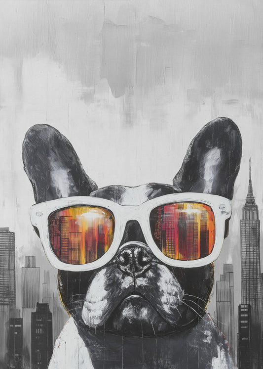 Bulldog - Too cool for School | Canvas