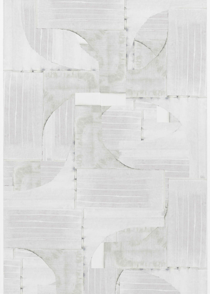 Geometric White Shapes | Canvas