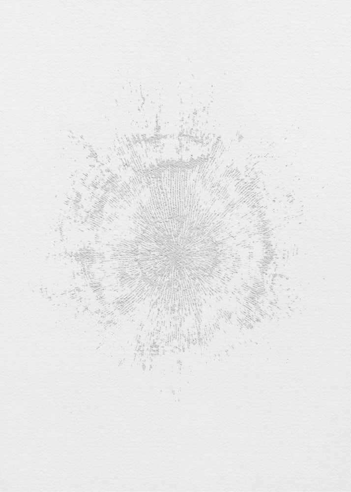 Circular Pattern On A White Canvas | Canvas