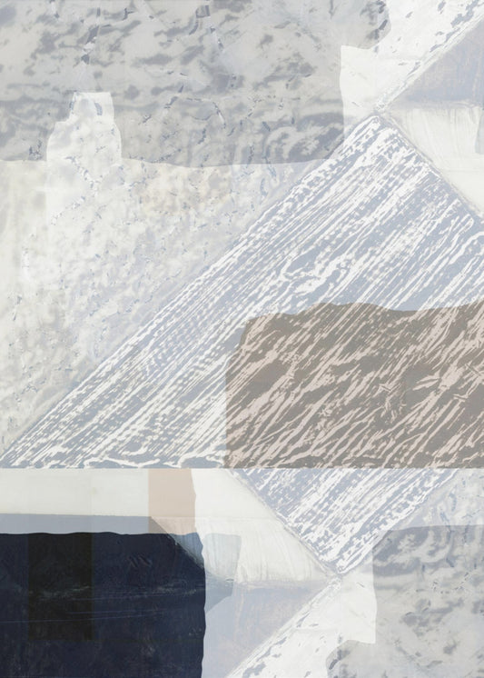 Fragmented Form in White | Canvas