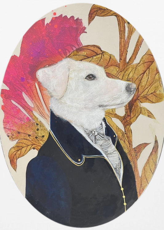Regal Canine Portrait | Canvas
