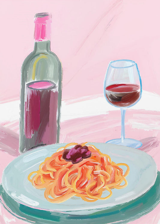 Spaghetti Delight | Canvas