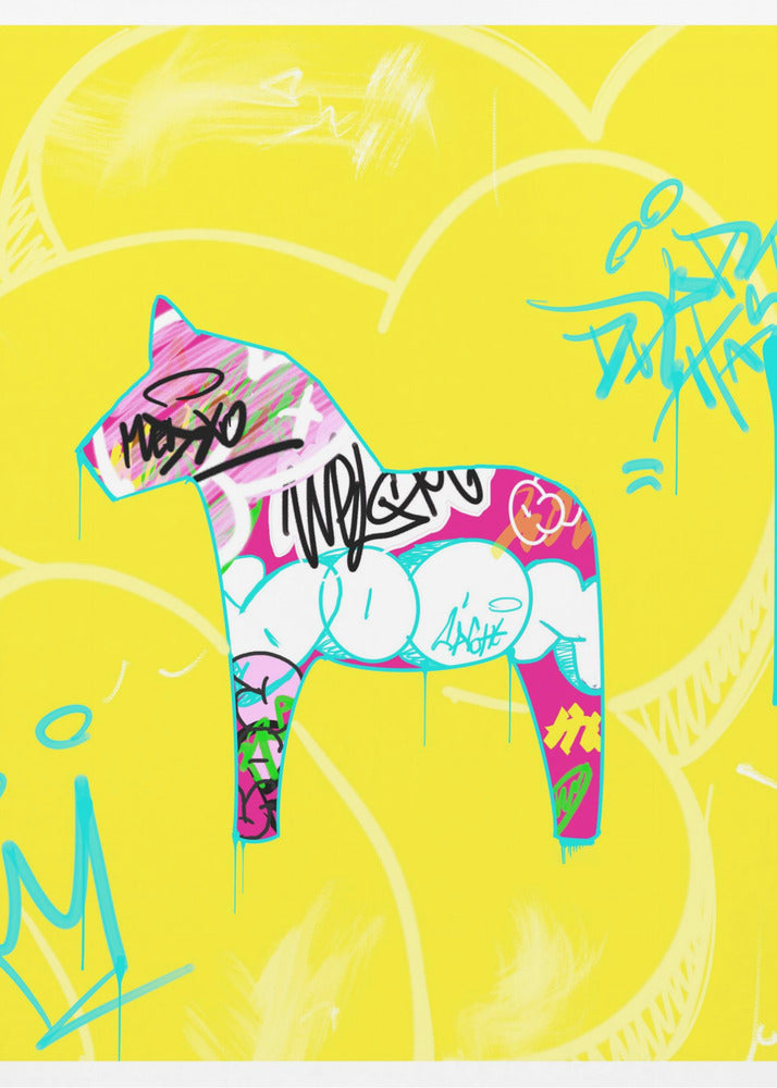 Graffiti Style Horse | Poster