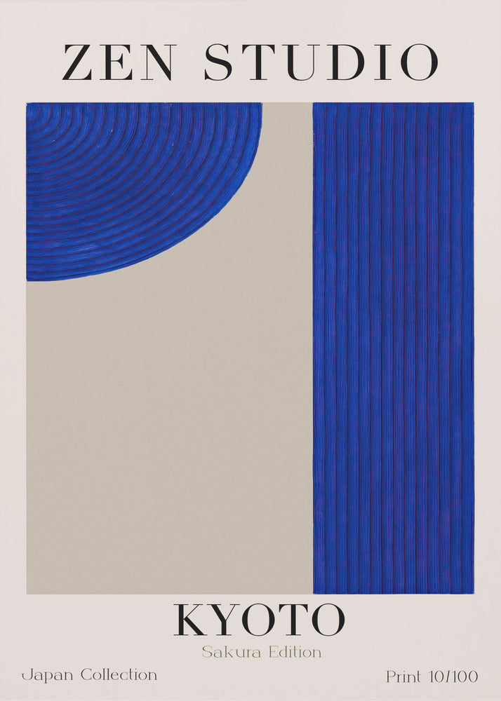 Kyoto Blue Harmony | Canvas