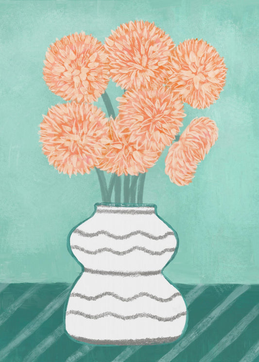 Peachy Blossoms | Canvas