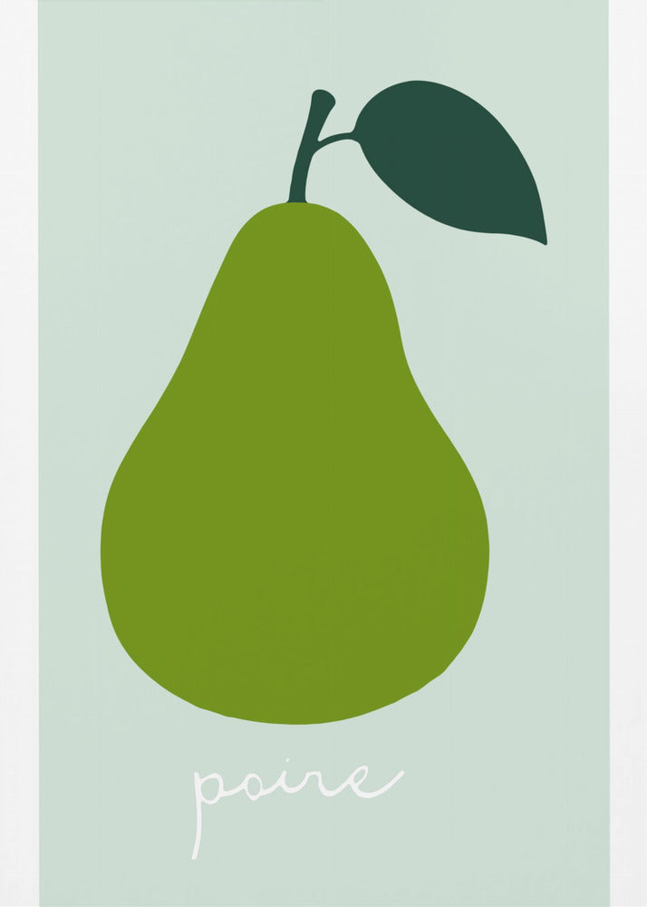 La Poire (Bright Green) | Poster