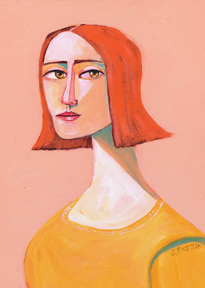 Red Head Lady with the Look | Canvas