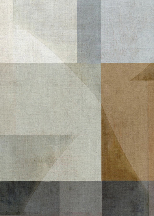 Muted Geometric Shapes | Canvas