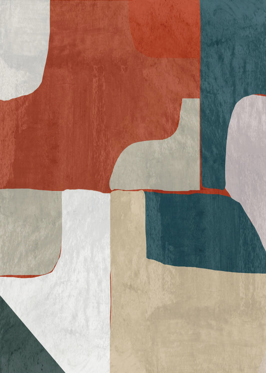 Earth and Tide Interlock | Canvas