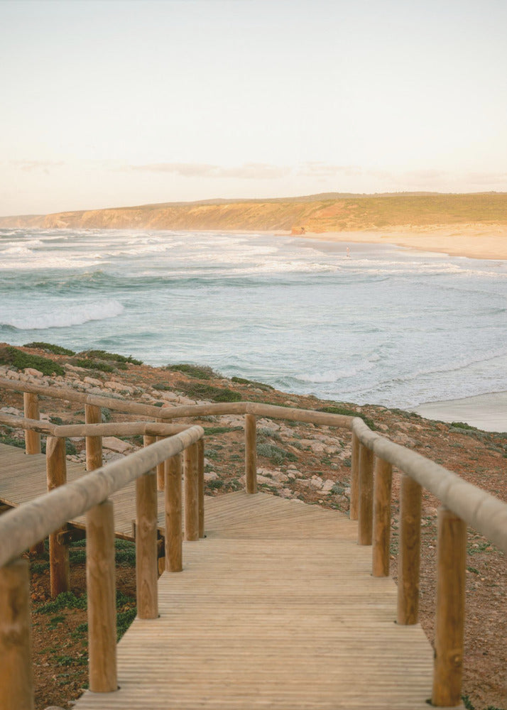 Serene Coastal Landscape At Sunset | Canvas