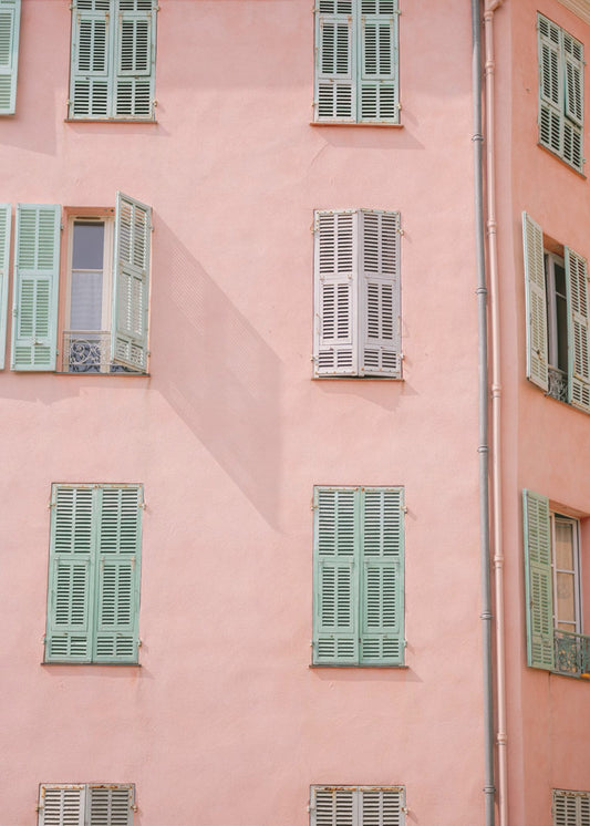 Pink Building | Canvas