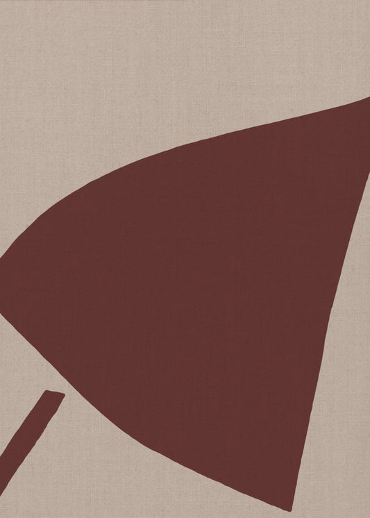 Red Geometric Composition | Canvas