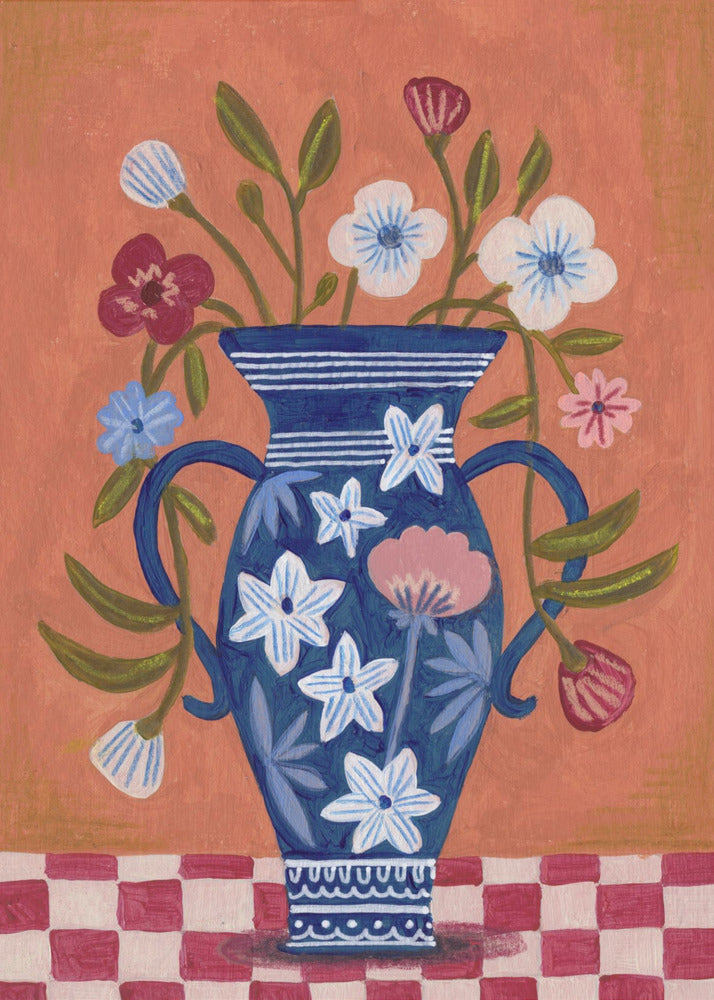 Vase Wild Flowers Bouquet | Canvas