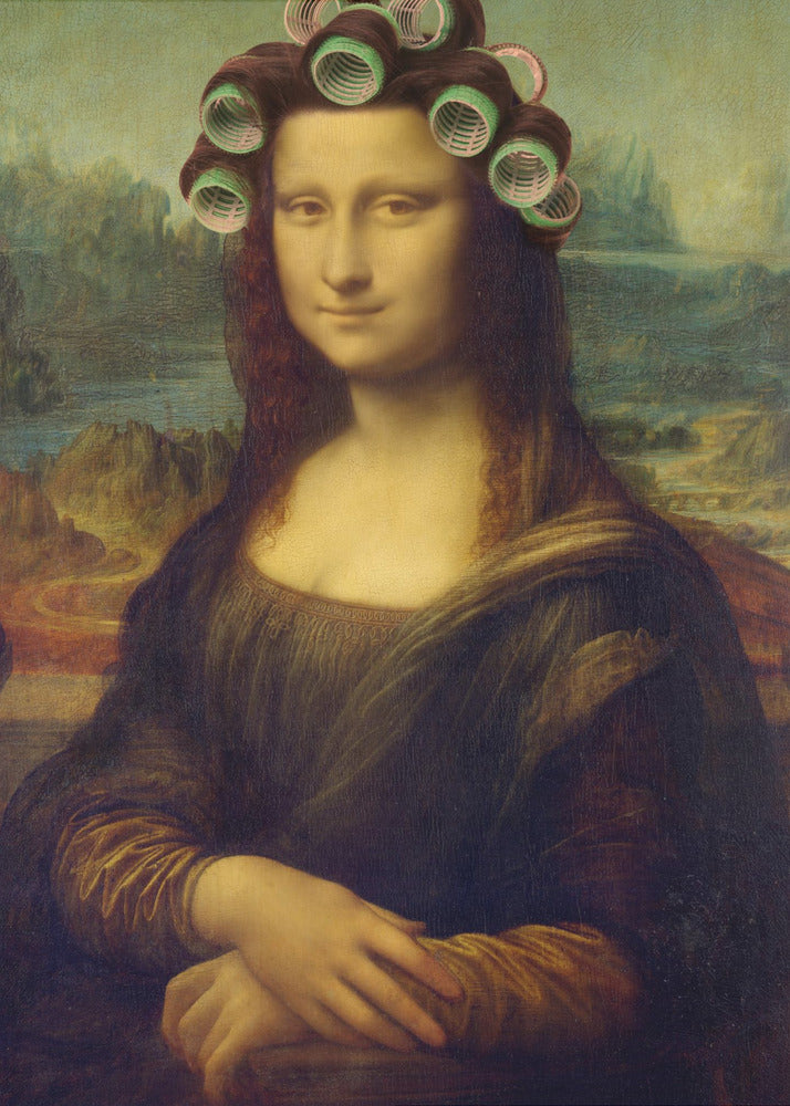 Mona Lisa - the Curly Girly Edition | Poster