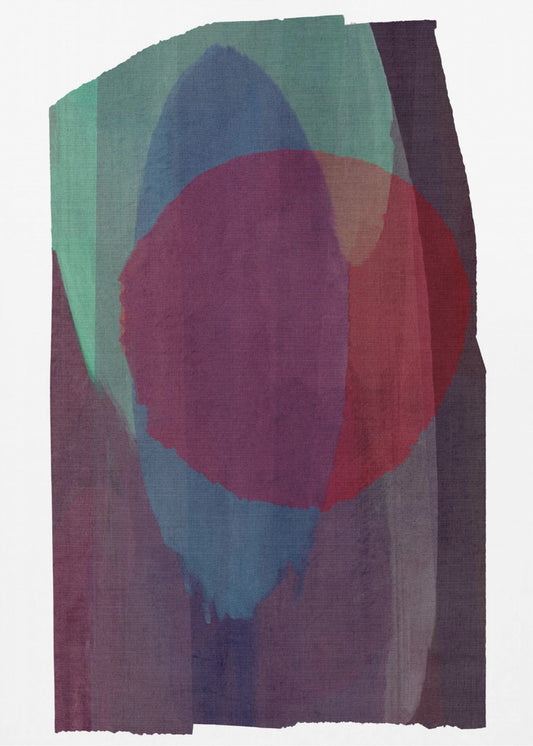 Geometric Shapes In Rich Tones | Canvas