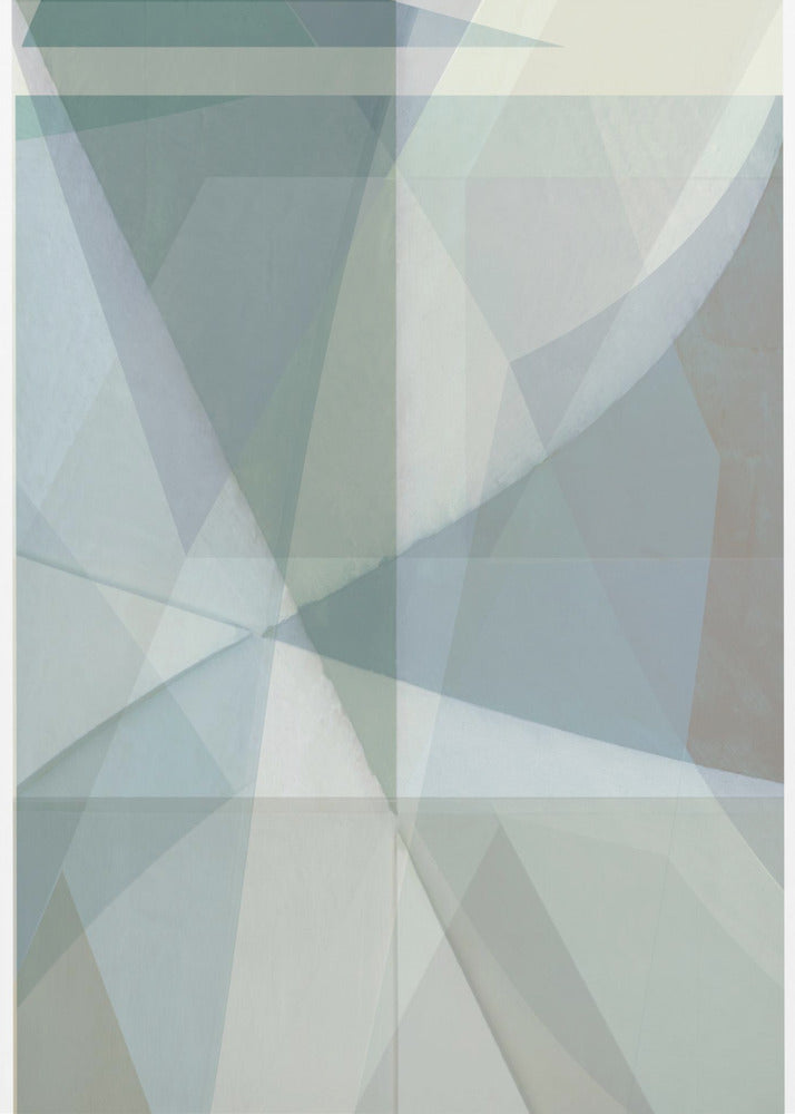 Soft Pastel Shades Forming Geometric Shapes | Canvas