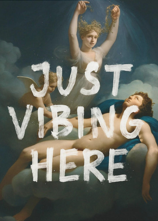 Just Vibing Here | Canvas