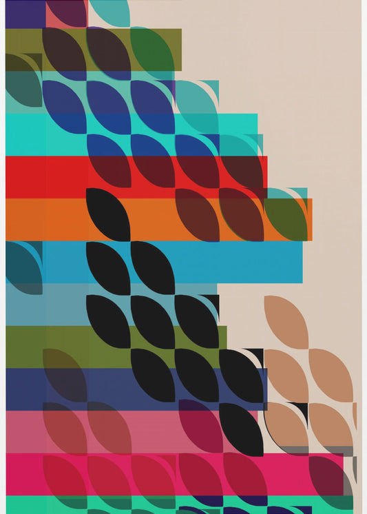 Geometric Shapes And Vibrant Colors | Canvas